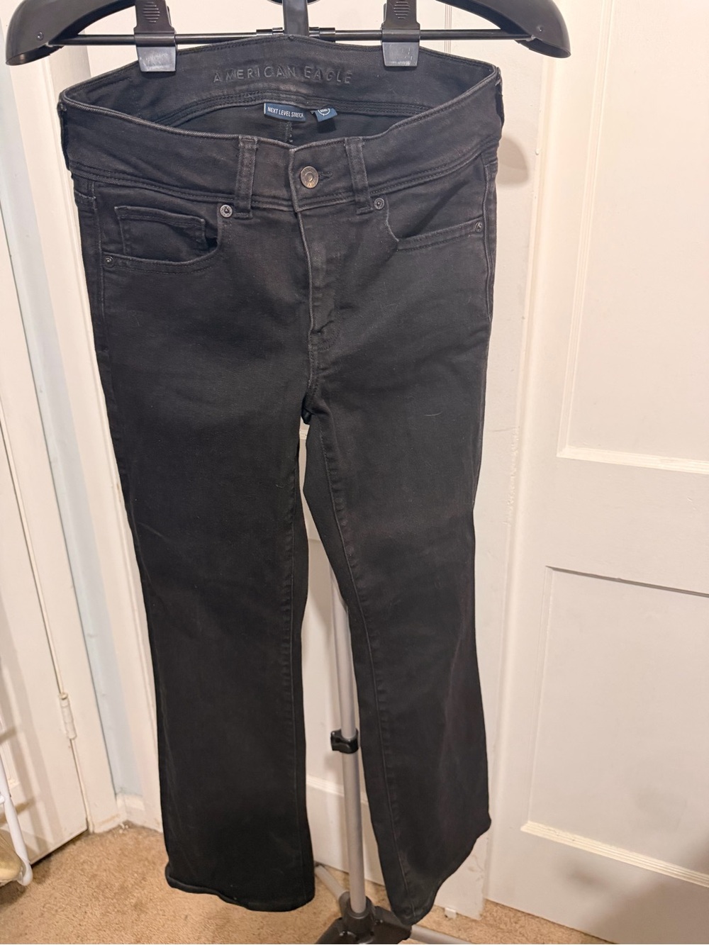 American Eagle Outfitters Black Flare Jeans